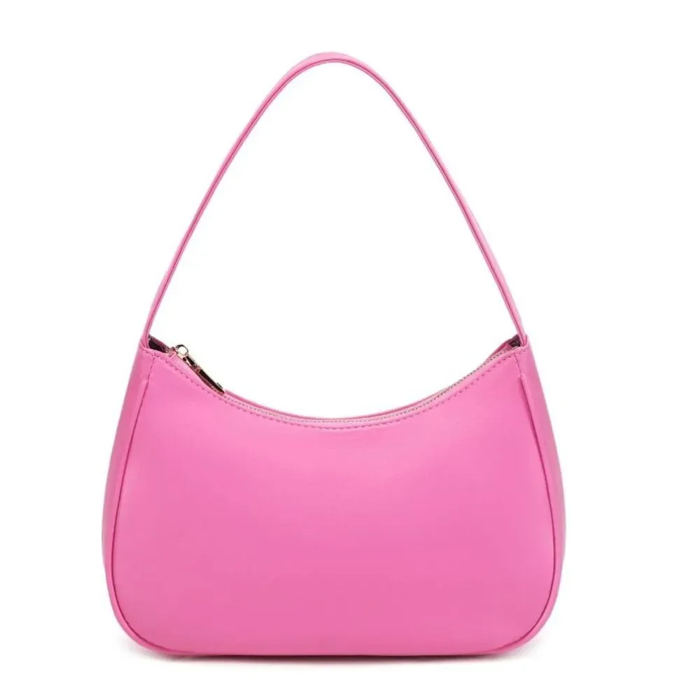 Shoulder Bags for Women, Hobo Tote Handbag Mini Clutch Purse with Zipper